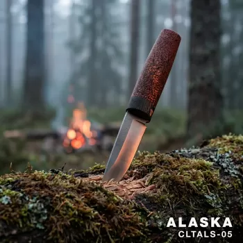 El Yapımı Alaska Puukko Kamp Bıçağı | Yerli Üretim | Paslanmaz Çelik - CLTALS-05