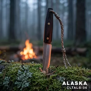 El Yapımı Alaska Sabit Namlu  Kamp Bıçağı | Yerli Üretim | Paslanmaz Çelik - CLTALS-06