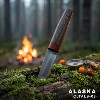 El Yapımı Alaska Puukko Kamp Bıçağı | Yerli Üretim | Paslanmaz Çelik - CLTALS-08