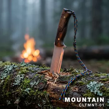 El Yapımı Mountain (XL) Kamp Bıçağı | Yerli Üretim | Paslanmaz Çelik - CLTMNT-01