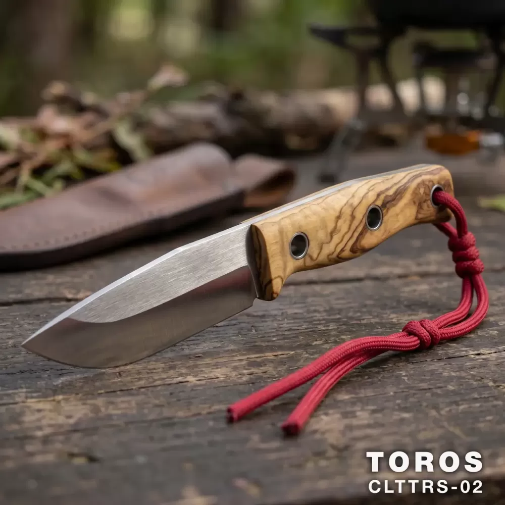 El Yapımı Toros Kamp Bıçağı | Yerli Üretim | Paslanmaz Çelik - CLTTRS-02