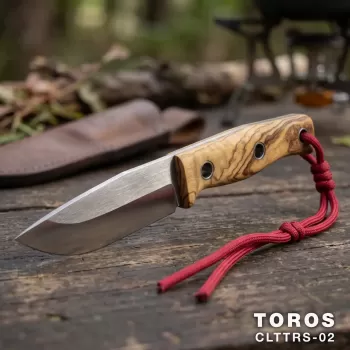 El Yapımı Toros Kamp Bıçağı | Yerli Üretim | Paslanmaz Çelik - CLTTRS-02