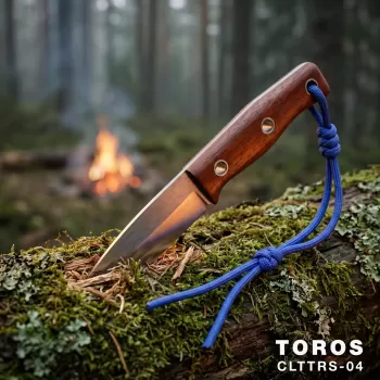 El Yapımı Toros Kamp Bıçağı | Yerli Üretim | Paslanmaz Çelik - CLTTRS-04